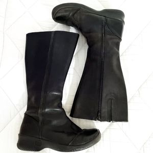 Keen Ferno High Tall Leather Waterproof Black Boots Size 8.5